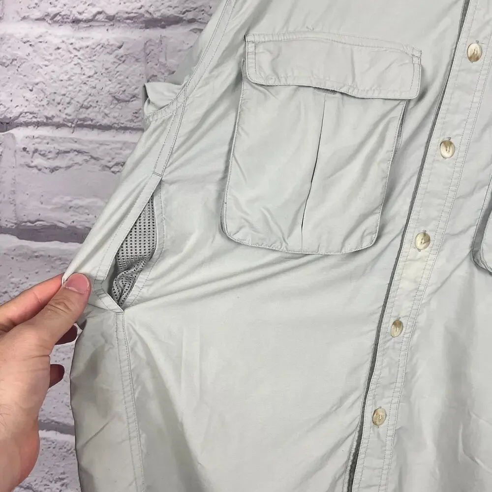 ExOfficio‎ Men's M Outdoors Gorpcore Fishermancore Utility Vented Button Shirt